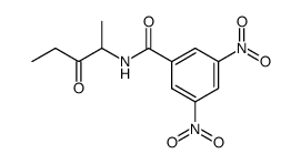 2-(3,5-dinitro-benzoylamino)-pentan-3-one Structure