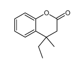 4-ethyl-4-methyl-chroman-2-one结构式