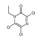 3,5,6-trichloro-1-ethyl-1H-pyrazin-2-one Structure