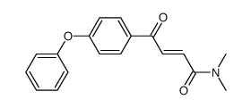 N,N-dimethyl-3-(4-phenoxybenzoyl)acrylamide结构式