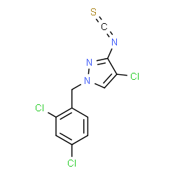 4-CHLORO-1-(2,4-DICHLORO-BENZYL)-3-ISOTHIOCYANATO-1H-PYRAZOLE picture
