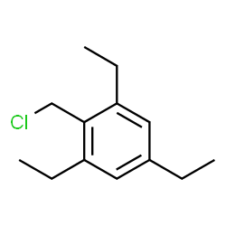 BENZENE, 2-(CHLOROMETHYL)-1,3,5-TRIETHYL- Structure