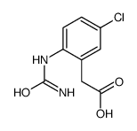 2-(5-Chloro-2-ureidophenyl)acetic Acid结构式