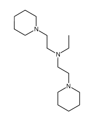 ethyl-bis-(2-piperidino-ethyl)-amine结构式