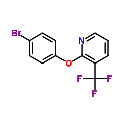 2-(4-Bromophenoxy)-3-(trifluoromethyl)pyridine Structure