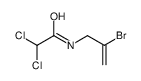 N-(2-bromoprop-2-enyl)-2,2-dichloroacetamide结构式