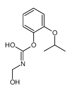 (2-propan-2-yloxyphenyl) N-(hydroxymethyl)carbamate结构式