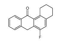 6-fluoro-2,3,4,7-tetrahydro-1H-benzo[a]anthracen-12-one结构式