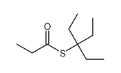 S-(3-ethylpentan-3-yl) propanethioate结构式