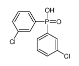 bis(3-chlorophenyl)phosphinic acid Structure