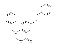 methyl 2,5-bis(phenylmethoxy)benzoate Structure