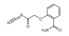2-azidocarbonylmethoxy-benzoic acid amide结构式