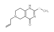 Pyrido[4,3-d]pyrimidin-4(3H)-one,5,6,7,8-tetrahydro-2-(methylthio)-6-(2-propen-1-yl)- picture