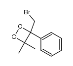 3-(bromomethyl)-4,4-dimethyl-3-phenyl-1,2-dioxetane结构式