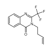 3-(3-butenyl)-2-trifluoromethyl-4(3H)-quinazolinone结构式