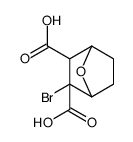 3-bromo-7-oxabicyclo[2.2.1]heptane-2,3-dicarboxylic acid结构式