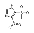 5-methylsulfonyl-4-nitro-1H-imidazole结构式