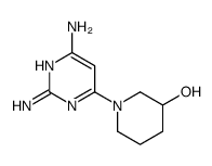 1-(2,6-diaminopyrimidin-4-yl)piperidin-3-ol结构式