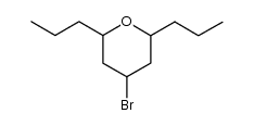 2,6-dipropyl-4-bromotetrahydropyran结构式