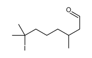 7-iodo-3,7-dimethyloctanal结构式