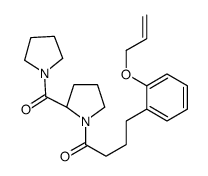 4-(2-prop-2-enoxyphenyl)-1-[(2S)-2-(pyrrolidine-1-carbonyl)pyrrolidin-1-yl]butan-1-one结构式