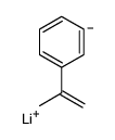 Lithium,[3-(1-methylethenyl)phenyl] Structure