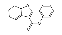 8,9,10,10a-Tetrahydro-6H-benzofuro[3,2-c][1]benzopyran-6-on结构式