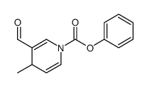 phenyl 3-formyl-4-methyl-4H-pyridine-1-carboxylate Structure