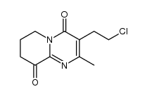 3-(2-chloroethyl)-9-oxo-2-methyl-6,7,8,9-tetrahydro-4H-pyrido-[1,2-a]pyrimidin-4-one Structure