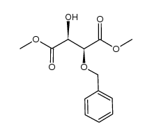 (2S,3S)-dimethyl 2-(benzyloxy)-3-hydroxysuccinate结构式