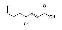 4-bromo-2-octenoic acid结构式