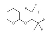 2-(1,1,1,3,3,3-hexafluoropropan-2-yloxy)oxane结构式