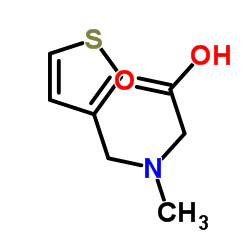 N-Methyl-N-(3-thienylmethyl)glycine结构式