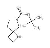 1,6-二氮杂螺[3.4]辛烷-6-羧酸叔-丁基酯结构式