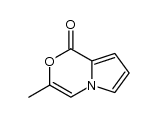 3-methyl-1H-pyrrolo-[2,1-c][1,4]oxazin-1-one Structure