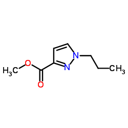 Methyl 1-propyl-1H-pyrazole-3-carboxylate Structure