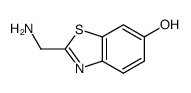 2-(aminomethyl)-1,3-benzothiazol-6-ol结构式