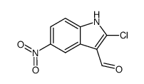 2-Chloro-5-nitroindole-3-carbaldehyde结构式