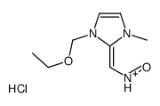 [(E)-[3-(ethoxymethyl)-1-methyl-1H-imidazol-1-ium-2-ylidene]methyl]-oxoazanium,chloride Structure