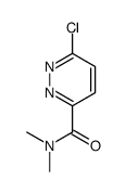 6-chloro-N,N-dimethylpyridazine-3-carboxamide Structure