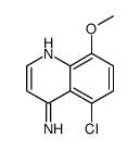 4-Amino-5-chloro-8-methoxyquinoline结构式