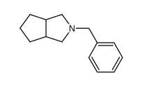 N-benzyl-3-aza[3.3.0]bicyclooctane结构式