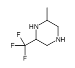 2-methyl-6-(trifluoromethyl)piperazine Structure