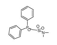 diphenyl(dimethylaminosulfonylmethyl)phosphine oxide Structure