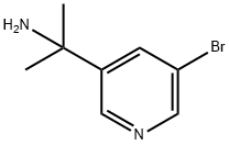 2-(5-溴吡啶-3-基)丙-2-胺盐酸盐结构式