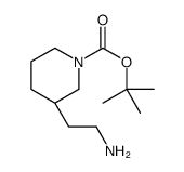 (S)-1-Boc-3-(2-Aminoethyl)-Piperidine结构式