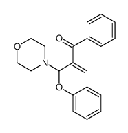 (2-morpholin-4-yl-2H-chromen-3-yl)-phenylmethanone结构式