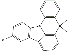 3-bromo-8,8-dimethyl-8H-indolo[3,2,1-de]acridine Structure