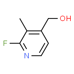 2-Fluro-4-hydroxymethyl-3-methylpyridine structure