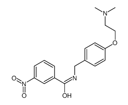 N-((4-(2-(Dimethylamino)ethoxy)phenyl)methyl)-3-nitrobenzamide picture
